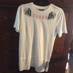 NWT Zara White Skull Tee